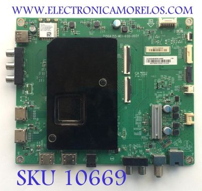 MAIN PARA SMART TV VIZIO 4K RESOLUCION (3840 X 2160) / NUMERO DE PARTE XLCB02K049 / 715GA755-M01-B00-005Y / KSA750004 / S2101188838 / DISPLAY T750QVN04.8 / MODELO P75Q9-H1 LTYAZP